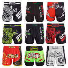 Kids Boys Boxing Shorts Training Fitness Gym Cage Fight Sport Workout Shorts  for sale  Shipping to South Africa