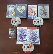 Lote de 3 Kingdom Hearts 1, 2, RE: Chain of Memories Black Label PS2 Completo en caja segunda mano  Embacar hacia Argentina