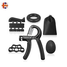 5 Pcs Adjustable Hand Grip Strengthener Wrist Forearm Gripper Power Exerciser for sale  Shipping to South Africa