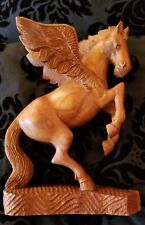 Pegasus holz skulptur gebraucht kaufen  Friedrichsdorf