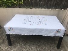 Ancienne nappe broderie d'occasion  Clermont-Ferrand-