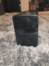 frigobar com com modo quente e frio preto com tonalidade de mármore na frente. comprar usado  Enviando para Brazil