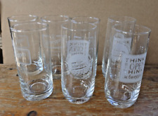 Schweppes mixer glasses for sale  DERBY