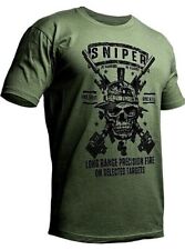 Camiseta Sniper Infantaria Scout Militar Operações Especiais Exército combate Infantaria camiseta comprar usado  Enviando para Brazil