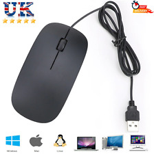 Mouse óptico USB com fio para PC laptop Acer roda de rolagem mouse preto Reino Unido comprar usado  Enviando para Brazil