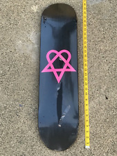 Raro Vintage Rosa Logotipo HEARTAGRAMA SKATE DECK nos Element BAM Margera comprar usado  Enviando para Brazil