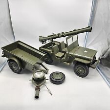 Veículo vintage Combat Jeep 7000 com trailer GI Joe 1965  comprar usado  Enviando para Brazil