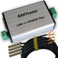 Usado, KMtronic LAN DS18B20 WEB Digital Temperature Monitor 4 Sensors (1 meter Cable) segunda mano  Embacar hacia Argentina