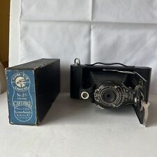 Câmera dobrável antiga Eastman Kodak Hawk-Eye nº. 2 A na caixa não testado comprar usado  Enviando para Brazil