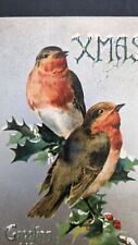 Edwardian xmas robins for sale  LIVERPOOL