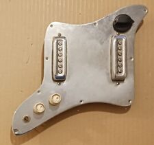 Used, Vintage 60's Japan guitar loaded metal pickguard assembly chrome Teisco Guyatone for sale  Shipping to South Africa