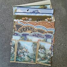 Lote de 11 amostras de papel de parede borda golfe sol lua mosaico listras casa de campo montanha comprar usado  Enviando para Brazil