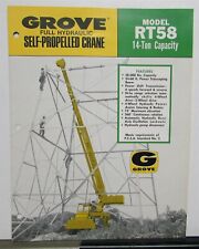 1971 grove rt58 for sale  Holts Summit