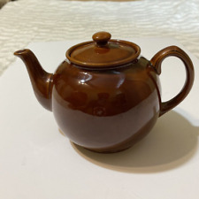 Vintage Sadler Rockingham Brown Betty Teapot With Lid 8 Cups (8x250ml), used for sale  Canada