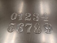 Vintage aluminum numbers for sale  Aston