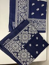 Vintage blue bandana for sale  Elizabethtown
