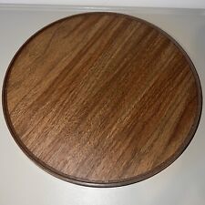 Vintage Copydex Wood Effect Minor 10.5" Merry Go Round Lazy Susan for sale  Shipping to South Africa