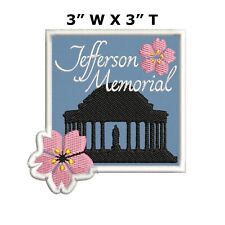 Jefferson memorial embroidered for sale  Shipping to Ireland