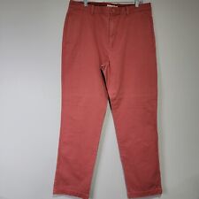 Pantalones chinos para hombre J.CREW frente plano rojo/rosa 36X34 estilo: 12837 segunda mano  Embacar hacia Argentina