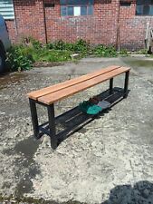 Oak iron bench for sale  HAYWARDS HEATH
