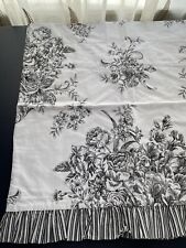 J.C. Penney Black And White Valance 82 X21 Inches  for sale  Shipping to South Africa
