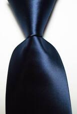 Novo sólido clássico Azul Escuro, tecido jacquard, 100% Seda Masculina Gravatas comprar usado  Enviando para Brazil