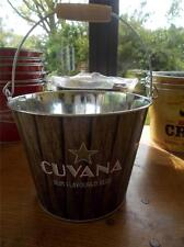 Balde de gelo Cuvana Rum Beer Lager metal galvanizado Breweriana churrasqueiras publicidade comprar usado  Enviando para Brazil