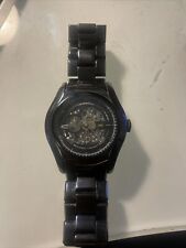 Usado, Relógio de pulso analógico Emporio Armani AR-1414 Meccanico cerâmica aço inoxidável comprar usado  Enviando para Brazil