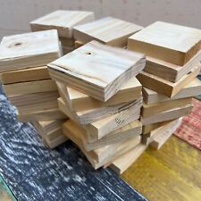 Azulejos quadrados de madeira inacabados, 3,5 polegadas, espaços em branco para artesanato faça você mesmo. 50 peças comprar usado  Enviando para Brazil