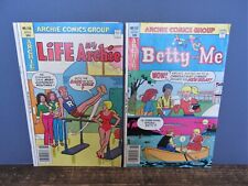 Lote - Revistas de cómics de agosto de 1980 Life with Archie #216 y Betty and Me #113 segunda mano  Embacar hacia Mexico