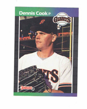 Dennis Cook San Francisco Giants Pitcher #646 Donruss 1989 #Cartão de beisebol comprar usado  Enviando para Brazil
