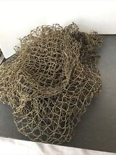 Decorative fish Netting. about 4x4’ brown, used for sale  Shipping to South Africa