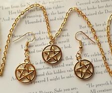 Gold plated pentagram for sale  HINCKLEY