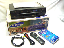 Samsung Hi Fi Estéreo 4 Cabezales VHS VCR con Cables Remotos Nueva Cinta Manual Excelente Estado segunda mano  Embacar hacia Argentina