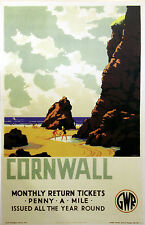 Cornwall vintage art for sale  UK