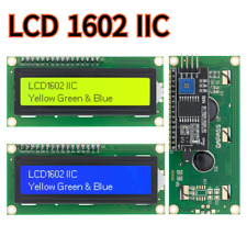 1602 Módulo de Pantalla LCD IIC 16x2 Pantalla Azul Amarilla para Arduino ESP8266 ESP32 Pi, usado segunda mano  Embacar hacia Mexico
