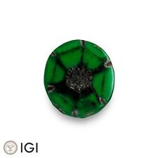 IGI Certified MUZO COLOMBIA Trapiche Emerald 1.16 Ct. Natural OVAL Royal Green for sale  Shipping to South Africa