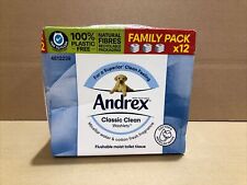 12X Andrex Washlets Flushable Toilet Tissues Wipes Classic Clean wipes, used for sale  Shipping to South Africa