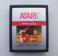 Juego antiguo para consola Atari 2600 Realsports tenis - cartucho de juego vintage segunda mano  Embacar hacia Argentina