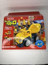 Fisher-Price Trio Cement Mixer - 2009 Ages 4-7, Building Blocks Missing 1 Piece for sale  Shipping to South Africa