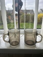 smoked glass mugs for sale  GUISBOROUGH