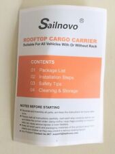 Sailnovo Car Roof Bag, for sale  Shipping to South Africa