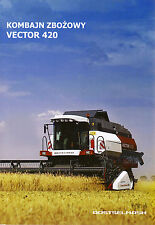 Rostselmash Vector 420 2014 catalogue brochure moissonneuse batteuse combine na sprzedaż  PL