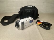 Used, Samsung HMX-f90 HD Camcorder-White - W/Sony Bag-16gb Memory Card-Lens Stuck Open for sale  Shipping to South Africa