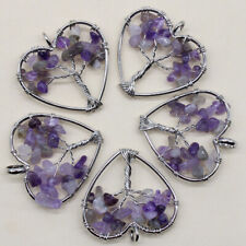 5pcs natural amethyst for sale  Shipping to Ireland