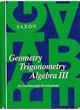 Geometry and Trigonometry : An Incremental Development by John H., Jr. Saxon segunda mano  Embacar hacia Mexico