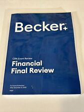 Becker financial final for sale  Midvale