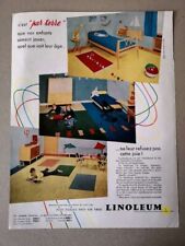 Publicité 1956 linileum d'occasion  Bordeaux-