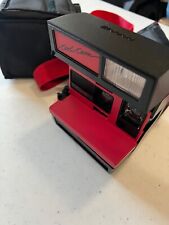 Câmera de Filme Instantânea Vintage Polaroid Cool Cam 600 Vermelha e Preta Funcionando, usado comprar usado  Enviando para Brazil