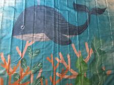Whales shower curtain for sale  San Antonio